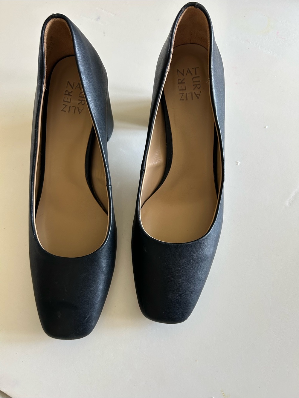 Naturalizer Black Block Heel Pumps - Picture 2 of 2